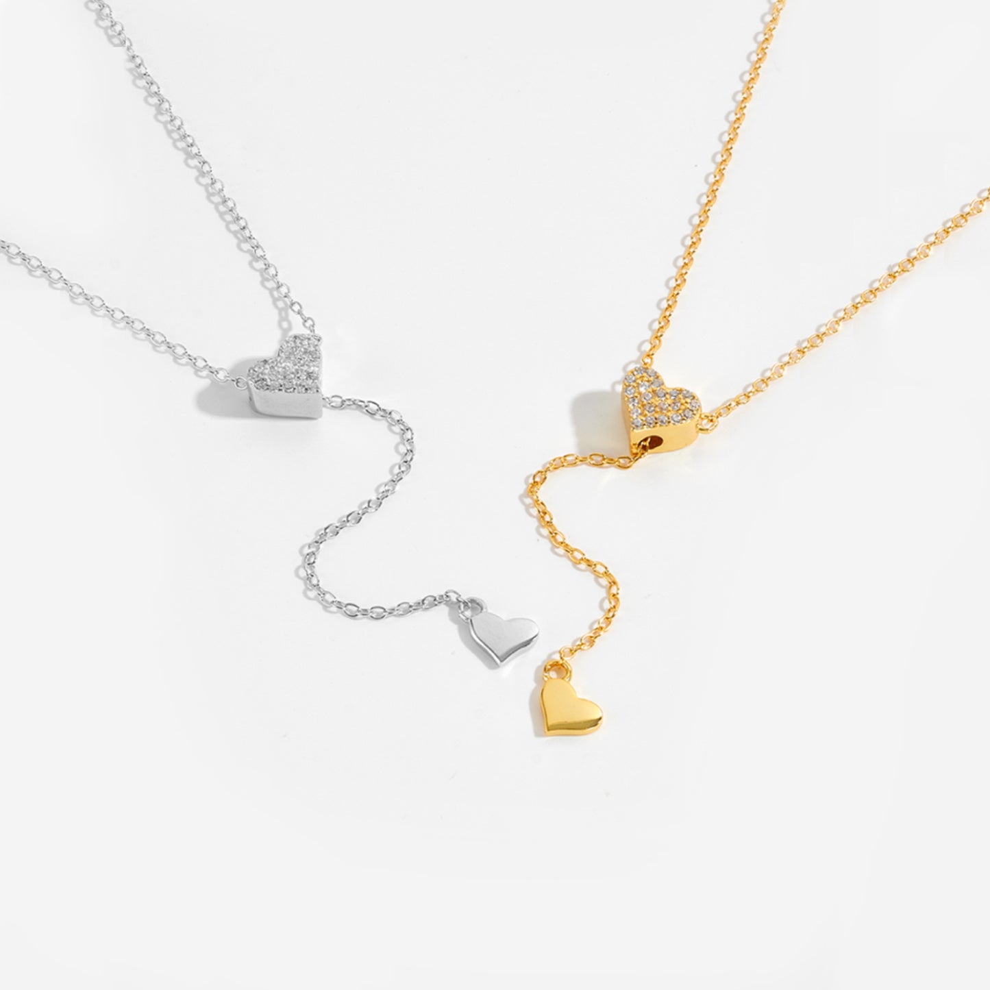 925 Sterling Silver Love Y Necklace