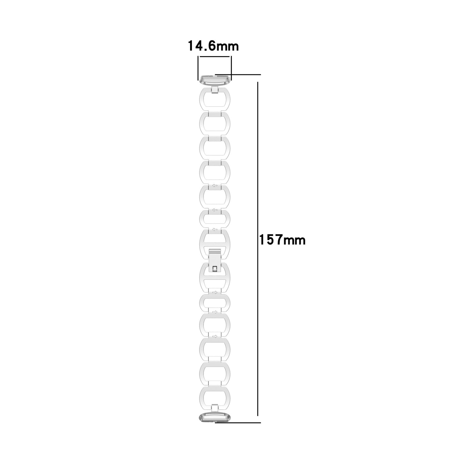 Metal Bracelet Watch Strap