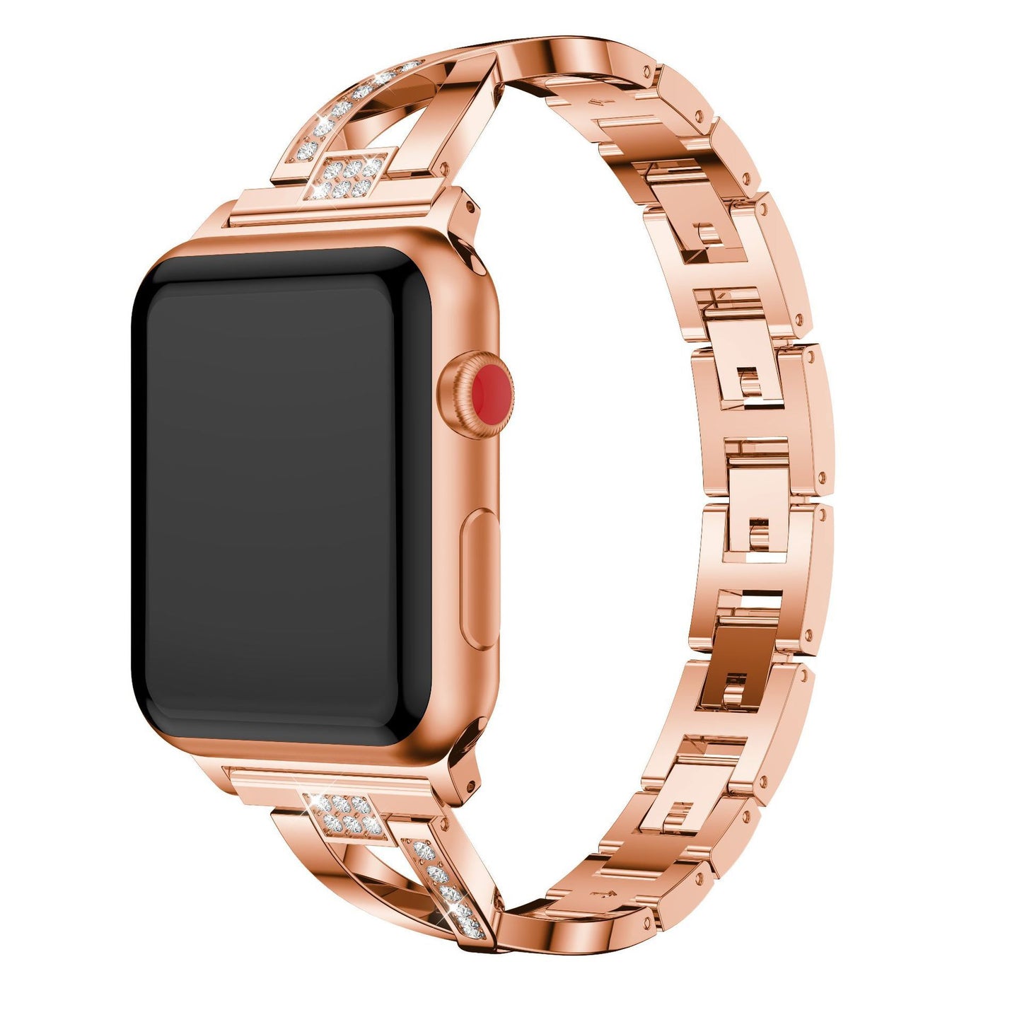 X-shaped Diamond Watch Strap