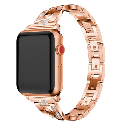 X-shaped Diamond Watch Strap