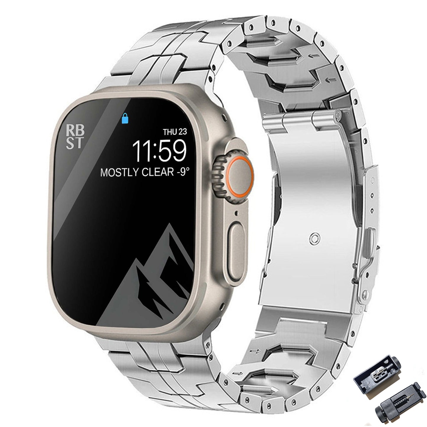 Titanium Apple Watch Band