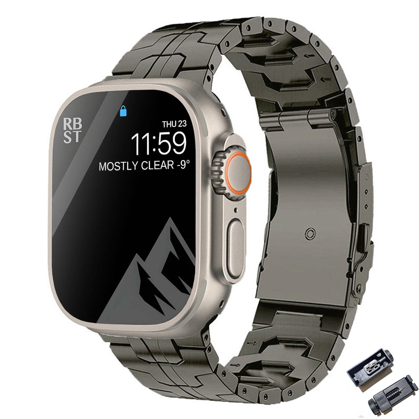 Titanium Apple Watch Band