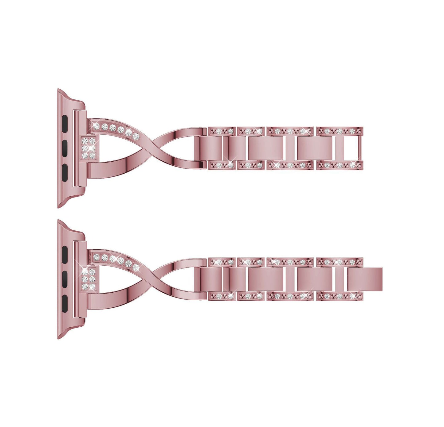 X-shaped Diamond Watch Strap