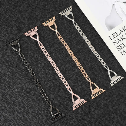 Diamond X Metal Fashion Diamond Strap