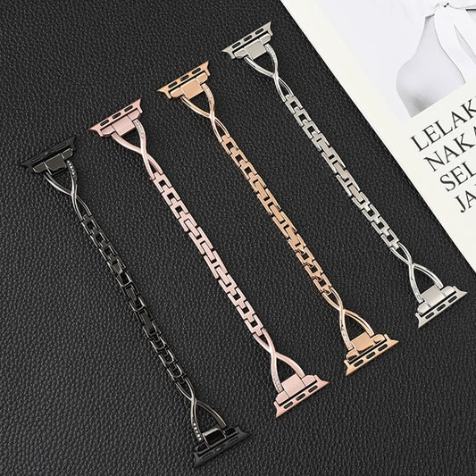 Diamond X Metal Fashion Diamond Strap