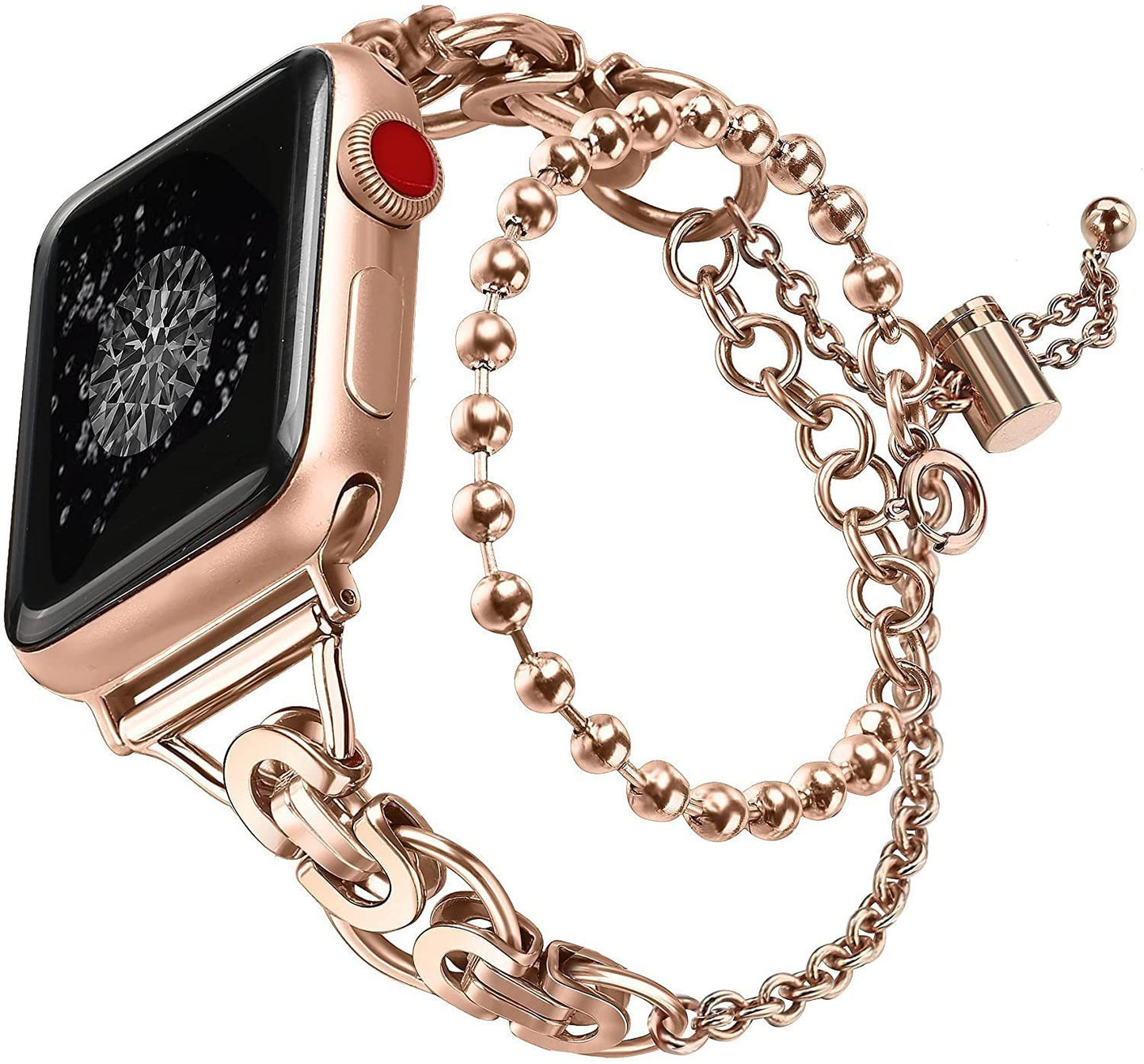 Dual Link Metal Watch Band
