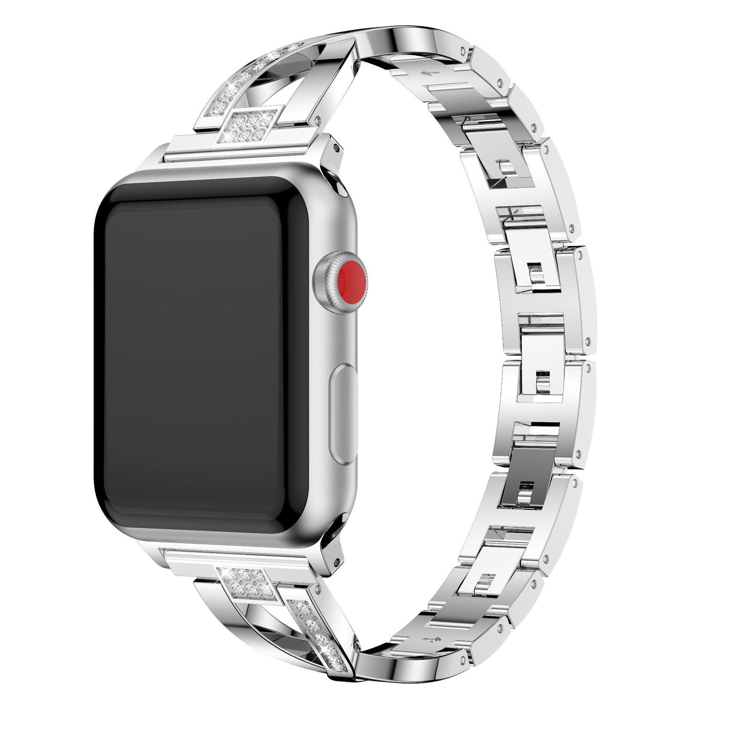 X-shaped Diamond Watch Strap