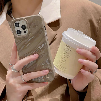 Fashion Wave Ripple Silicone Phone Case