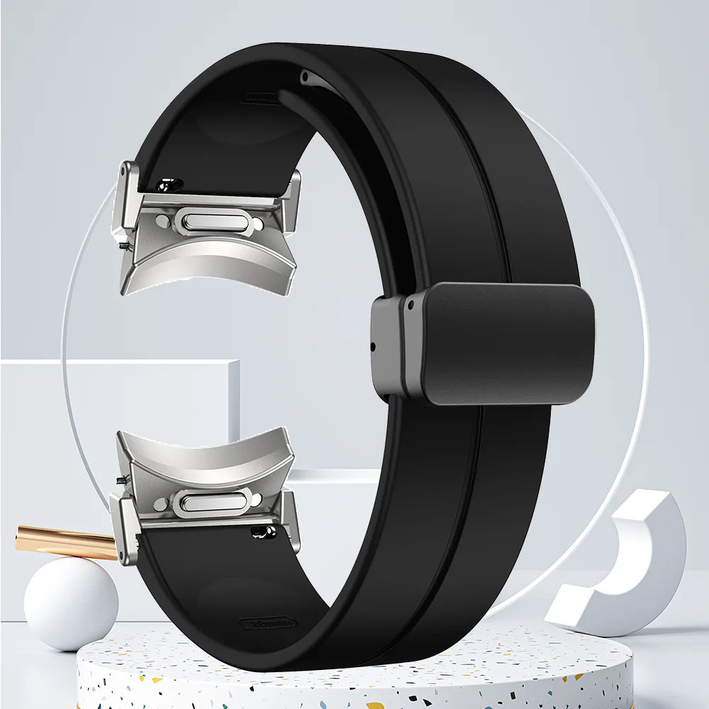 Magnetic Silicone Sport Watch Band