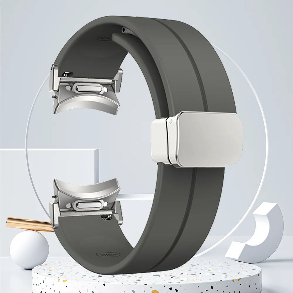 Magnetic Silicone Sport Watch Band