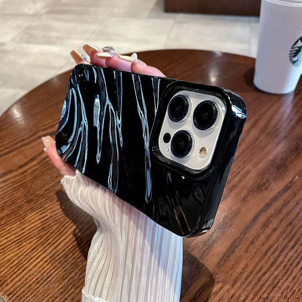 Fashion Wave Ripple Silicone Phone Case