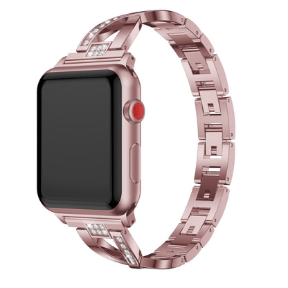 X-shaped Diamond Watch Strap